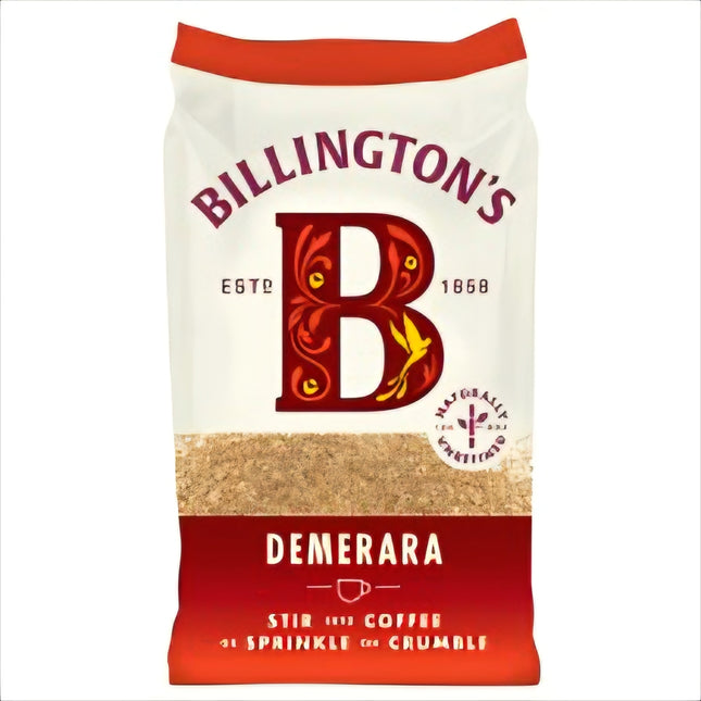 Billington's Demerara Natural Unrefined Cane Sugar 500G ( BB 31/12/2027 )