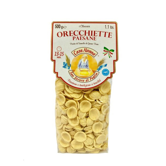 Cara Nonna Orecchiette Paesane Pasta 500G ( BB 06/02/2028 )