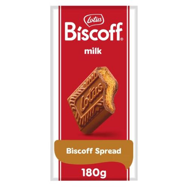 Lotus Biscoff Milk Chocolate Bar With Biscoff Spread 180G ( BB 03/07/2026 )