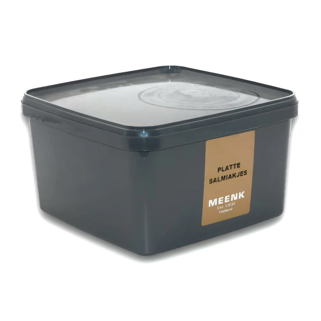 Meenk Platte Salmiakjes Salted Small Diamonds Liquorice Pastilles 2.7Kg ( BB 01/2027 )