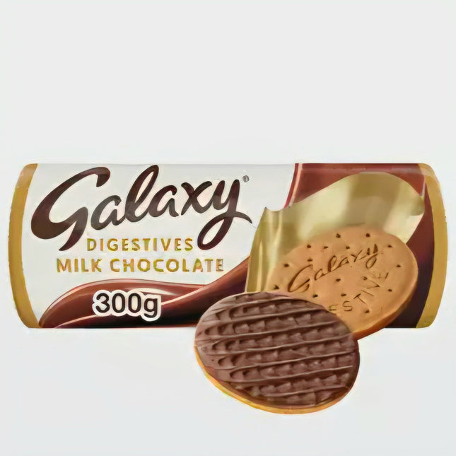 Galaxy Milk Chocolate Digestives Biscuits 300G ( BB 11/04/2026 )