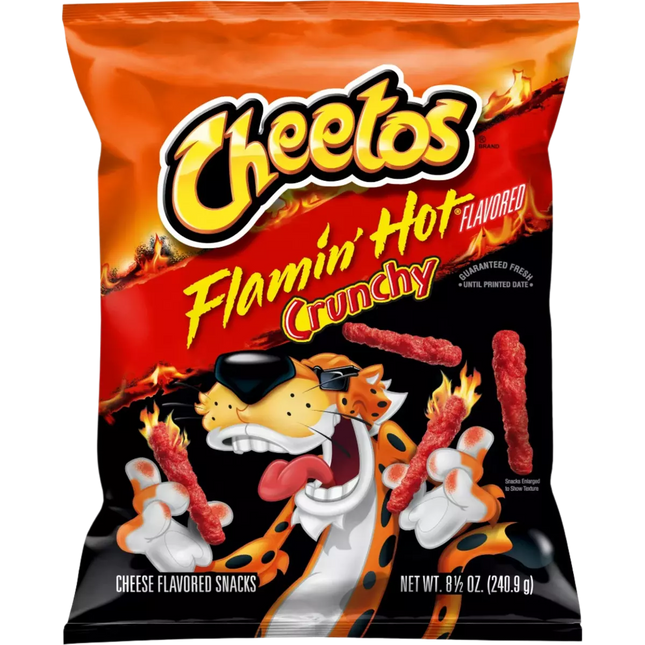 Cheetos Flaming Hot Crunchy 8oz 226.80G ( BB 28/02/2026 )