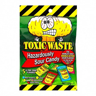 Toxic Waste Hazardously Sour Candy 57G ( BB 03/2025 )