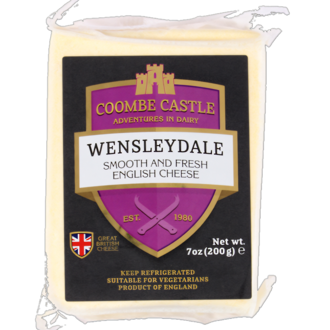Coombe Castle Wensleydale Cheese 200G ( BB 26/01/2026 ☆ Shipping Not Available for Refrigerated Items )