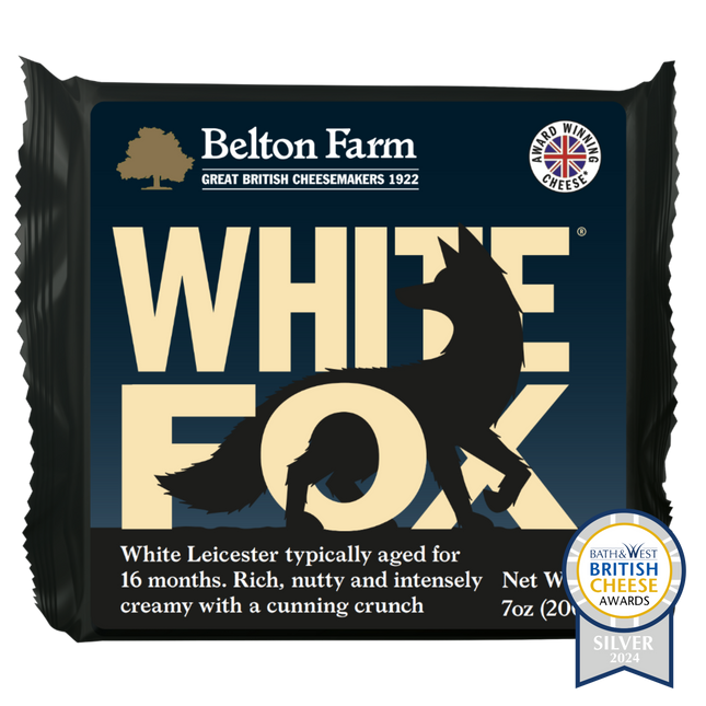 Belton Farm White Fox Aged White Leicester Cheese 200G ( BB 06/11/2025 )