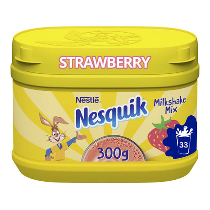 Nestle Nesquik Strawberry Milkshake Mix 300G ( BB 12/2024 )