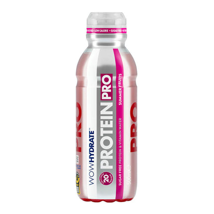 Wow Hydrate Protein Pro Summer Fruits Hydrate 500ml Sugar Free ( BB 03/2024 )