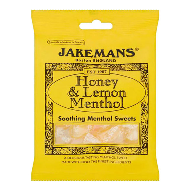 Jakemans Honey & Lemon 73G Menthol ( BBD 30/06/2026 )
