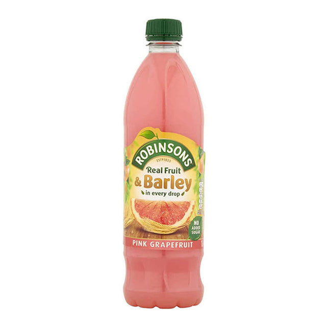 Robinsons Real Fruit & Barley Pink Grapefruit 1 Litre ( BB 30/06/2026 )