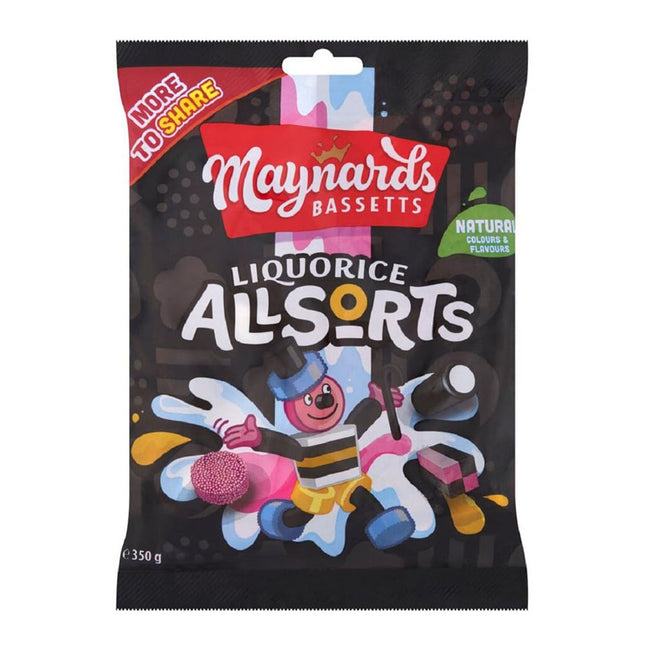 Maynards Bassetts Liquorice Allsorts 130G ( BB 20/05/2026 )