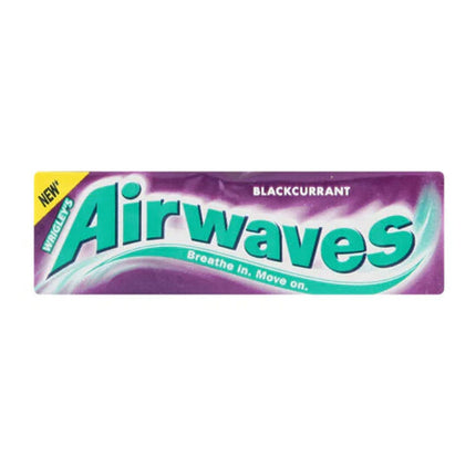 Wrigley's Airwaves Blackcurrant Flavour Chewing Gum Sugar Free 14G ( BB 29/05/2024 )
