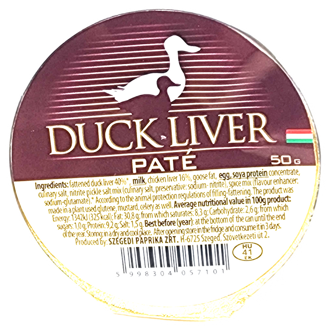 Hizott Libamaj Duck Liver Pate 50G ( BB 12/2028 )