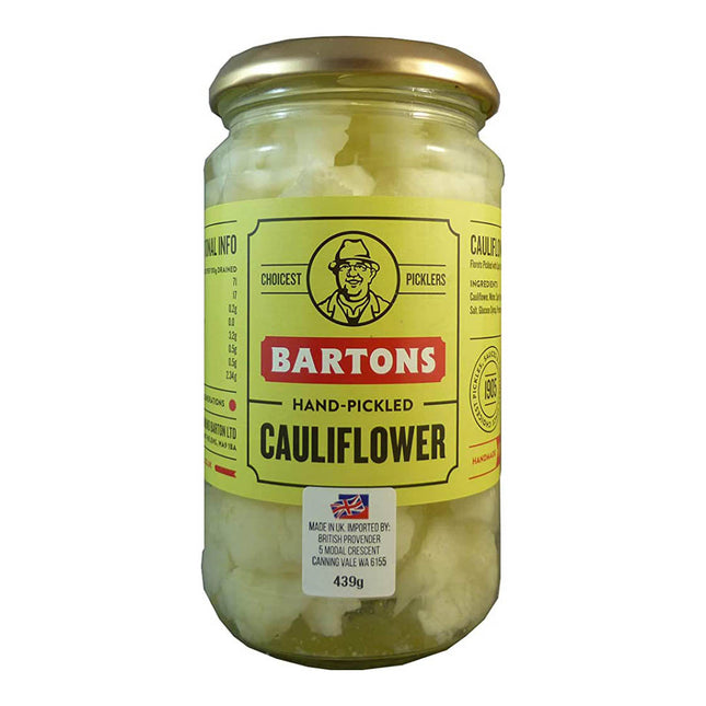 Bartons Cauliflower Pickled 439G ( BB 28/09/2026 )