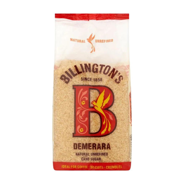 Billington's Demerara Natural Unrefined Cane Sugar 500G ( BB 30/11/2027 )