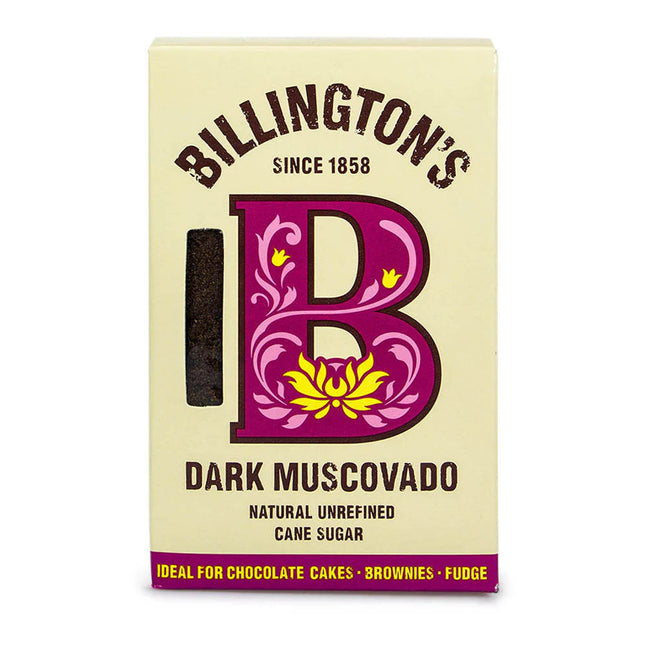 Billington's Dark Muscovado Cane Sugar 500G ( BB 30/06/2027 )