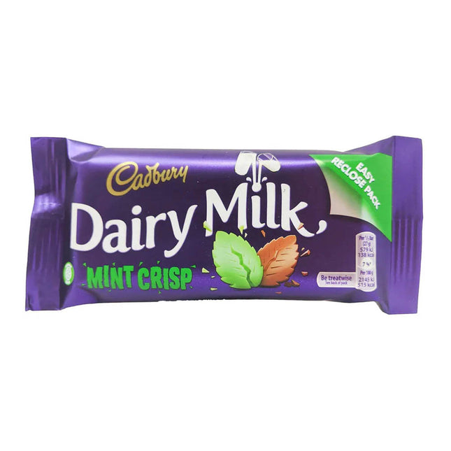 Cadbury Dairy Milk Mint Crisp 54G Ireland ( BB 07/03/2026 )