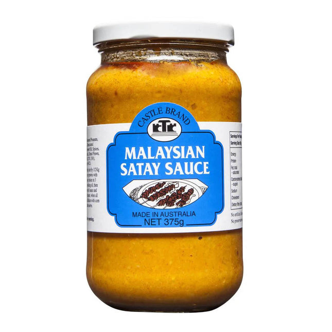 Castle Brand Malaysian Satay Sauce 375G ( BB 14/12/2026 )