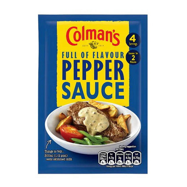 Colman's Pepper Sauce 40G ( BB 30/06/2027 )