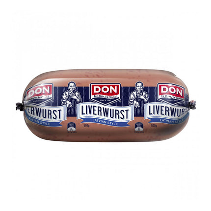 Don Liverwurst 500g (* Refrigerated items are for local pick-up or deliveries less than 10km from our Moorabbin store only.)
