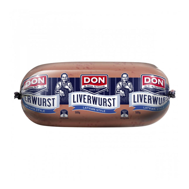 Don Liverwurst 500G (* Refrigerated items are for local pick-up from Eurofood Moorabbin )
