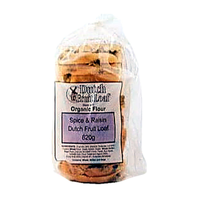 Dutch Organic Fruit Loaf Spice & Raisin 620G ( BBD 21/01/2027 )