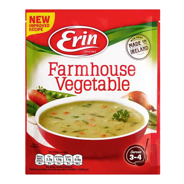 Erin Irish Farmhouse Vegetable Soup 75G ( BB 19/05/2027 )