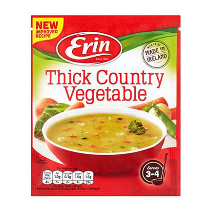 Erin Irish Thick Country Vegetable Soup 75g ( BB 29/01/2025 )