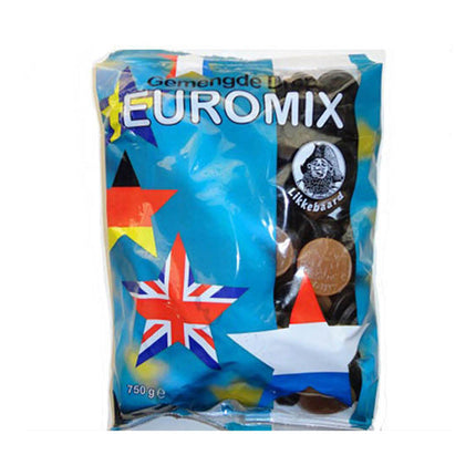 Euromix Gemengde Drop / Mixed Licorice 750g ( BB 09/05/2025 )
