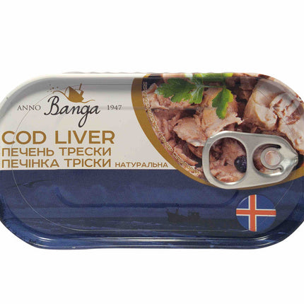 Banga Cod Liver 115g ( BB 15/08/2027 )