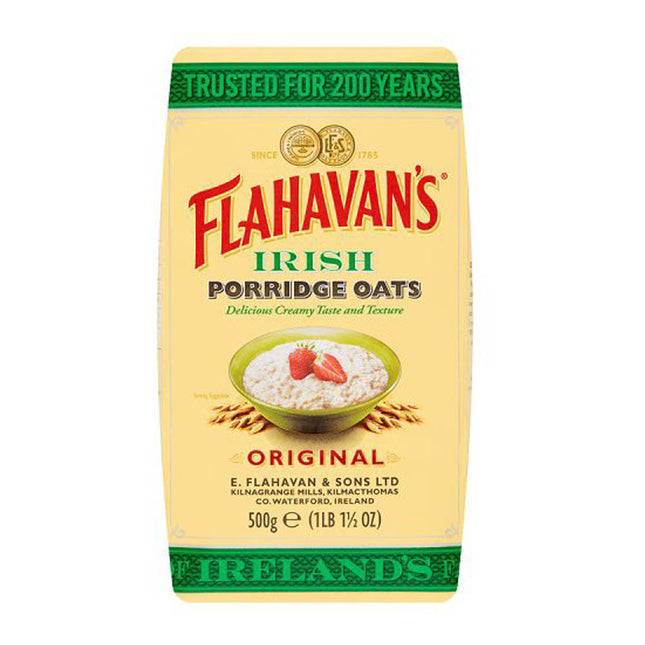 Flahavan's Irish Porridge Oats 500G ( BB 12/02/2027 )