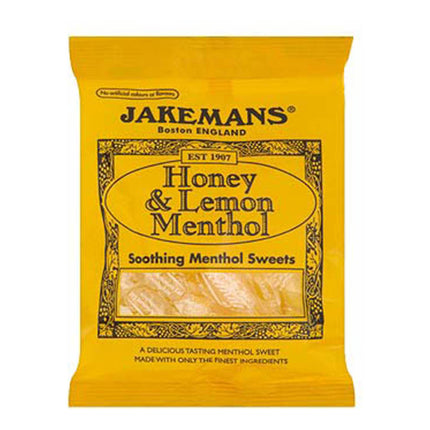 Jackmans Honey and Lemon Menthol Lozenges Drops 100g