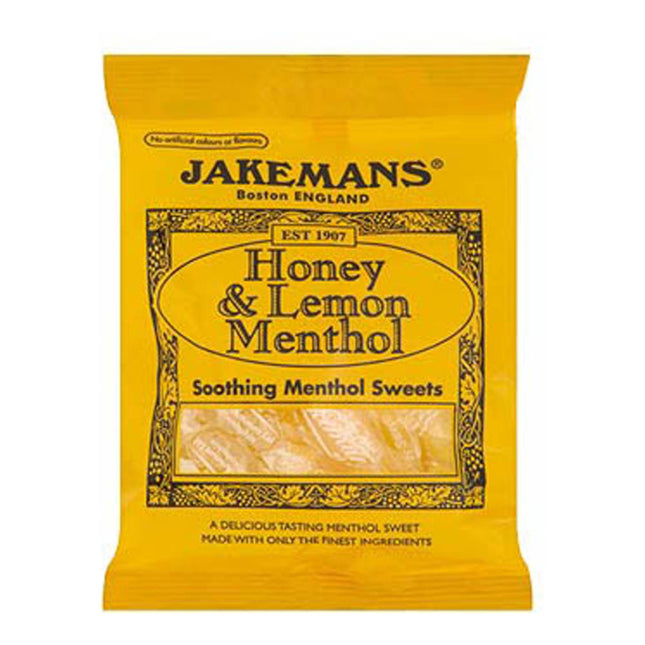 Jackmans Honey and Lemon Menthol Lozenges Drops 100G ( BBD 30/06/2026 )
