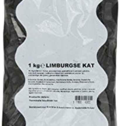 CCI K&H Limburgse Katjes / Cat Shaped Licorice 1kg bag ( BB 16/01/2025 )