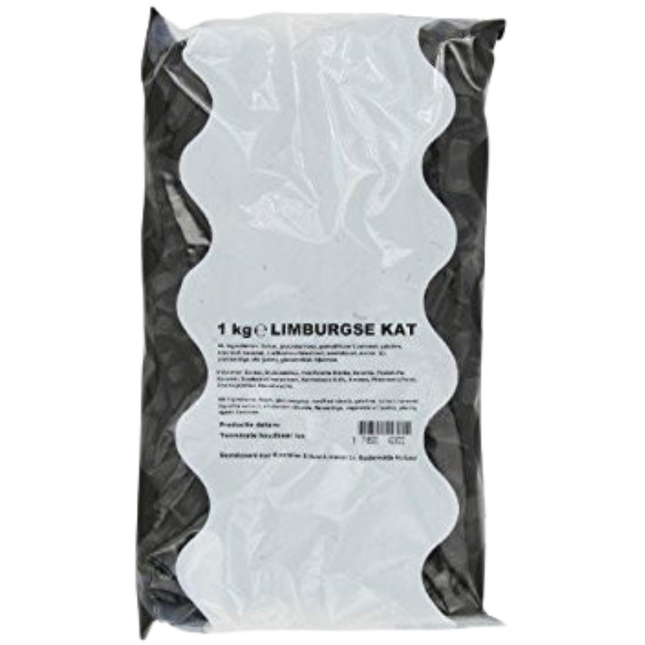 CCI K&H Limburgse Katjes / Cat Shaped Licorice 1kg bag ( BB 01/02/2026 )
