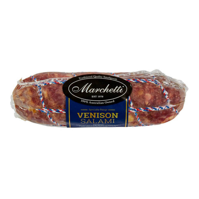 Marchetti Venison Salami 380G (* Refrigerated items are for local pick-up From our Moorabbin VIC Store )