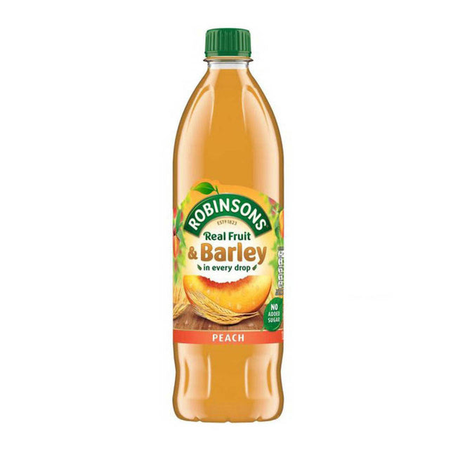 Robinsons Real Fruit & Barley Peach Squash 1 Litre ( BB 04/04/2026 )
