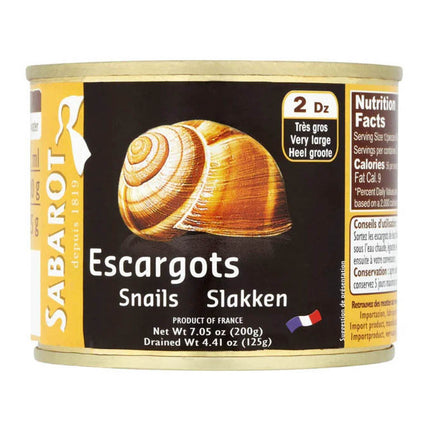 Sabarot France Escargots 2Dz 200G ( BB 09/06/2027 )