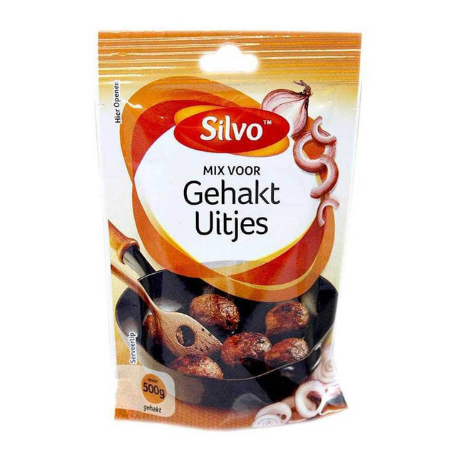 Silvo Gehakt Uitjes Minced Meat Onion Mix 35g ( BB 12/2027 )