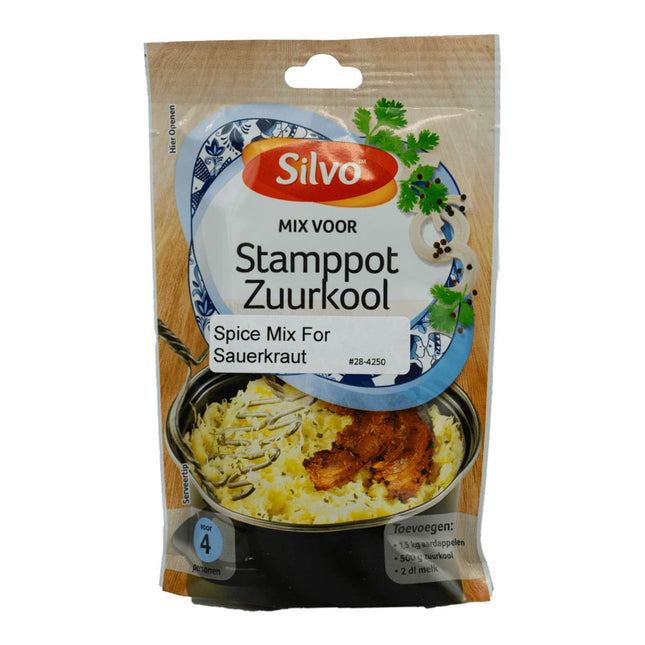Silvo Stamppot Zuurkool Spice for Sauerkraut 28g ( BB 04/02/2027 )