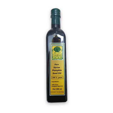 Steirer Gold Styrian 100% Pure Pumpkin Seed Oil 500ml Austria ( BB 02/2025 )