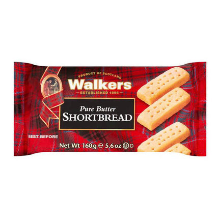 Walkers Pure Butter Shortbread 160G ( BB 30/12/2024 )