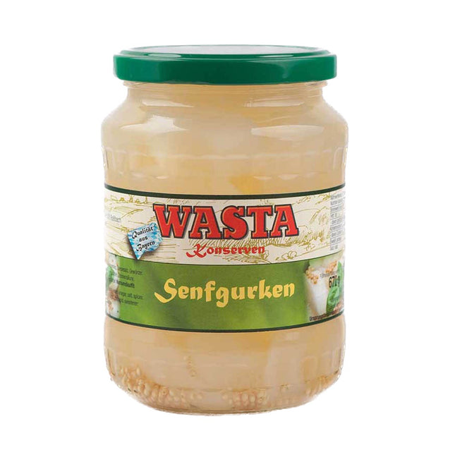 Wasta Konserven Senfgurken Mustard Gurken 720ml ( BB 31/12/2027 )