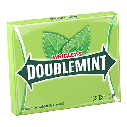 Wrigley's Double Mint Chewing Gum 15 sticks Pack Sugar Free ( BB 07/2025 )