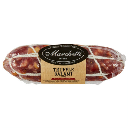 Marchetti Truffle Salami 390G  (* Refrigerated items are for local pick-up or deliveries less than 8 km from our Moorabbin Store )