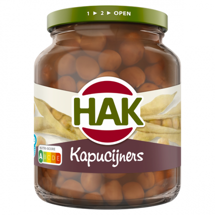 HAK Kapuciners Marrowfat Peas 365G ( BB 2026 )