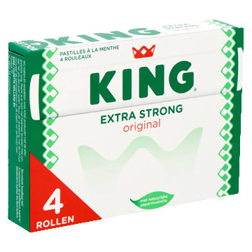 King Peppermunt Extra / Extra Strong Peppermint 4 Rolls ( BB 27/02/2026 )