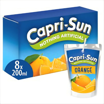 Capri-Sun Orange 8 x 200ml 8 Packs ( BBD 30/06/2027 )