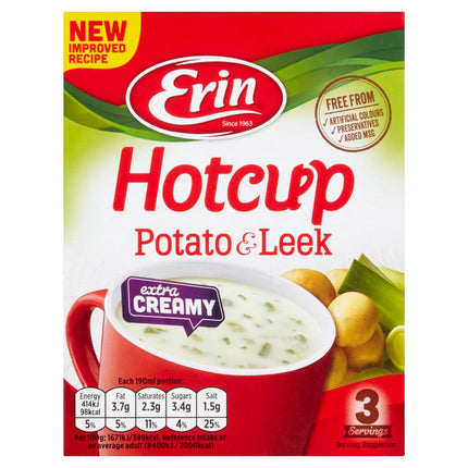 Erin Hotcup Potato & Leek 72G ( BB 27/03/2025 )