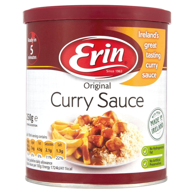 Erin Curry Sauce Original in Tub 250G ( BB 15/09/2027)