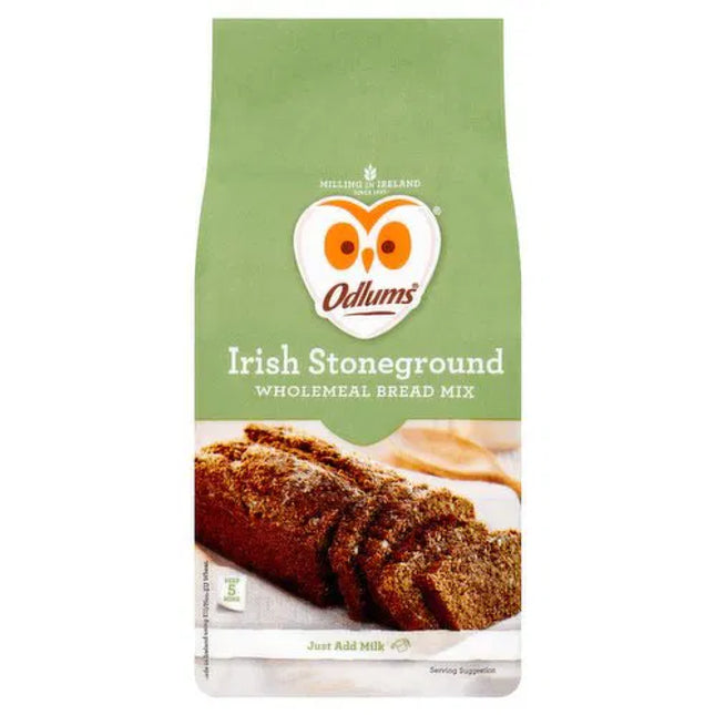 Odlums Irish Stone ground Wholemeal Bread Mix 500G ( BB 13/22/2027 )